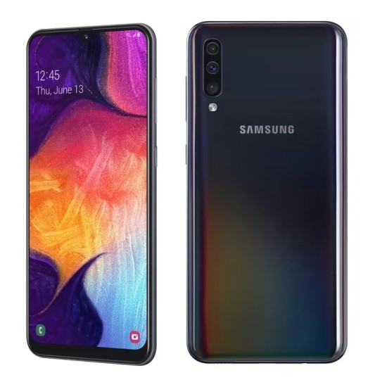 SAMSUNG GALAXY A50 SM-A505FN/DS 4GB/128GB 6.4" TRIPLE CAMERA DUAL SIM BLACK